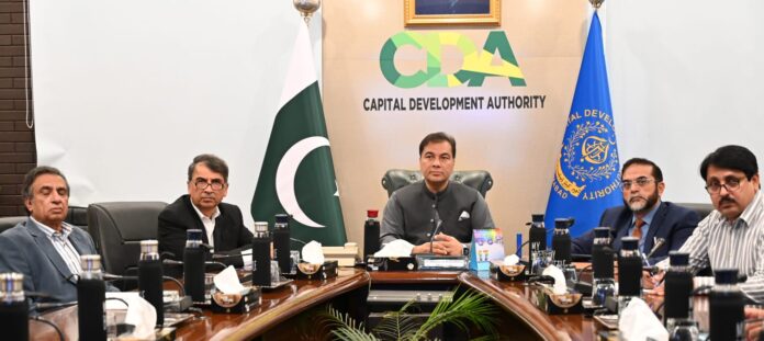 CDA Chairman reviews progress on Serena Chowk,  F-8 Interchanges