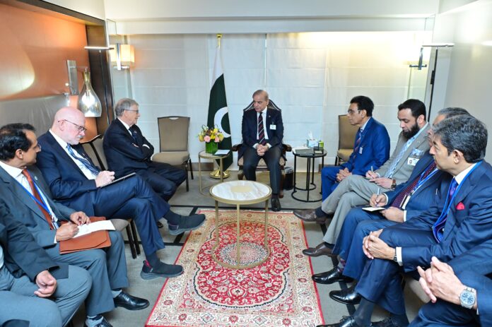 PM meets Bill Gates, founder and co-chair of the Bill & Melinda Gates Foundation (BMGF)