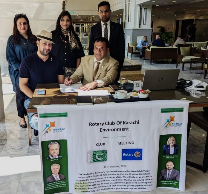 Karachi’s Rotary Club on Environment, CHF led climate diplomacy, global south voices at COP29