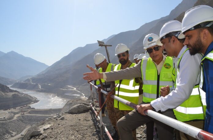 Construction work underway on 17 key sites of Diamer Basha Dam Project