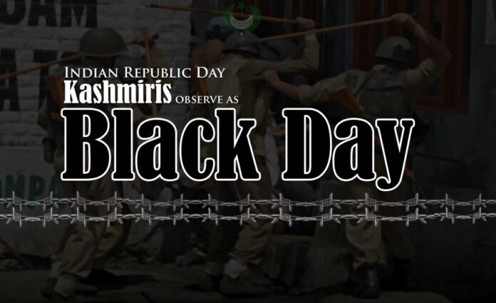 Kashmir Black day observed in Shaheed Benazirabad