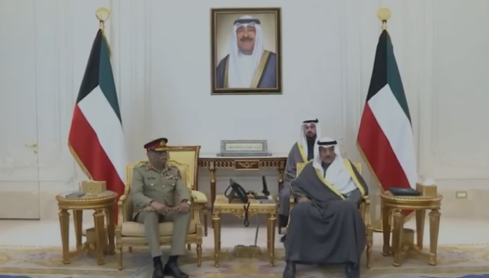 CJCSC Gen Sahir calls on Kuwaiti Crown Prince, Deputy PM, Defence, Interior Ministers