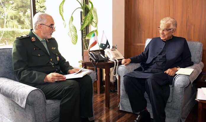 Iranian Deputy Defence Minister calls on Khawaja Muhamamd Asif