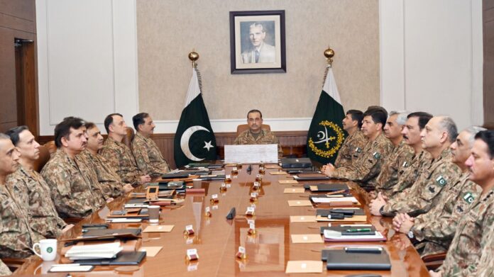 Corps Commanders’ Conference underscores critical need to safeguard national cyber space through stringent measures