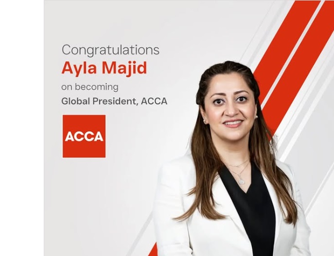 PTA congratulates  Ayla Majid on becoming global President of ACCA