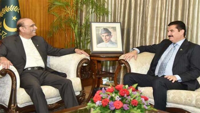 Governor KP calls on President Zardari