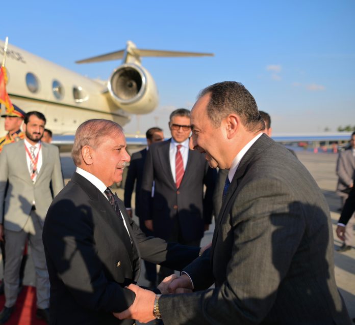 PM arrives in Cairo to attend D-8 Summit