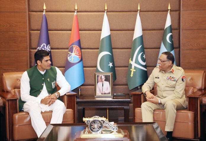 Gold medalist Athlete Arshad Nadeem calls on CJCSC