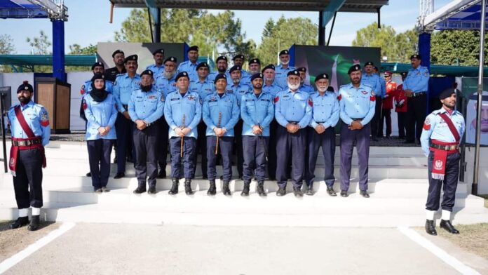 Rank pinning ceremony honors newly promoted Islamabad police officers