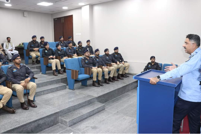 Under-training ASPs delegation visit to CPO Islamabad