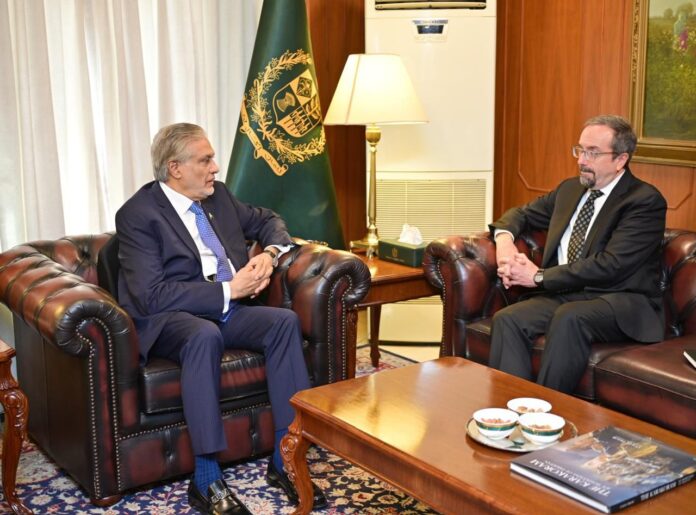 US Under Secretary of State calls on DPM Ishaq Dar