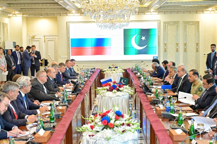 PM Sharif, PM Mishustin agree to pursue robust dialogue, cooperation between Pakistan, Russian Federation