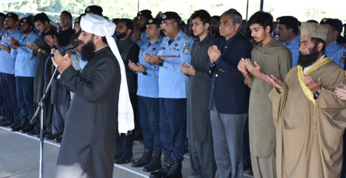 Funeral prayer of Shaheed SI Haider Ali offered at Police Lines HQ