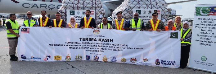 Pakistan’s humanitarian support reaches Malaysia safely