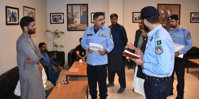 Redressal of public grievances top priority: IG Islamabad