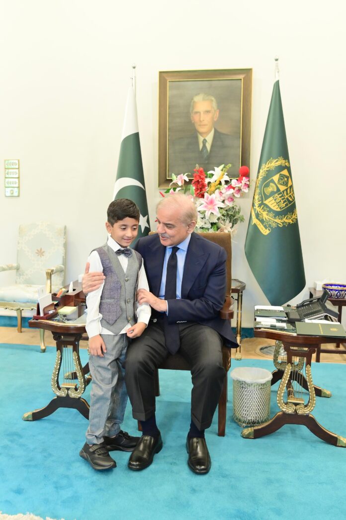 PM meets 5-year-old Guinness world record holder Sufiyan Mehsood