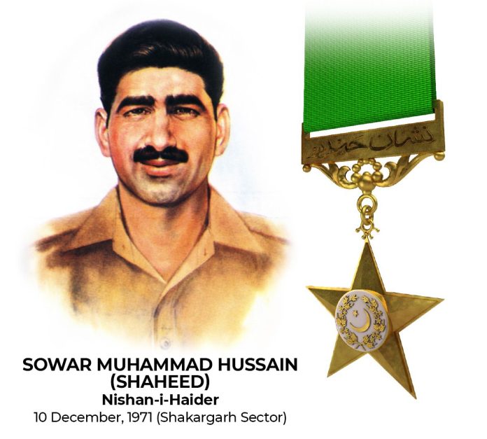 CJCSC, Service Chiefs, Armed Forces solemnly observe martyrdom anniversary of Sowar Muhammad Hussain