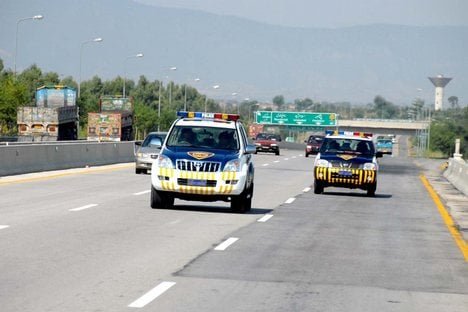 Motorway police reunite two lost boys with families