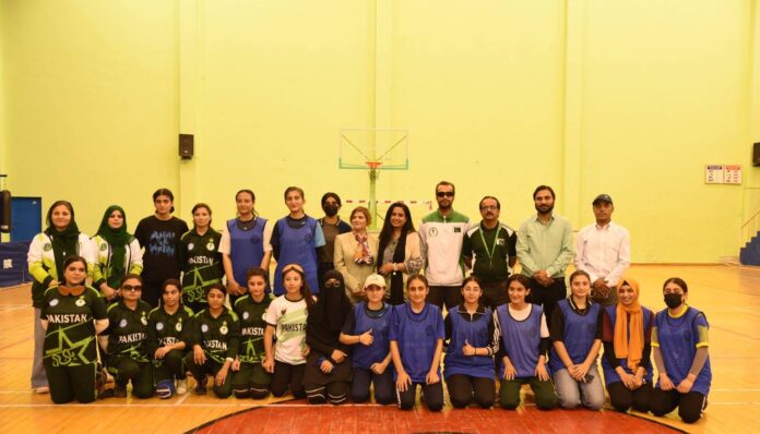 NUML hosts sports event for visually impaired female athletes