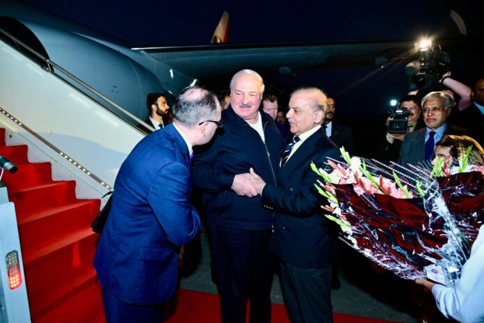 Belarus President arrives in Islamabad on three-day official visit