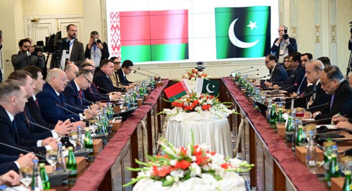 Pakistan, Belarus agree to promote bilateral ties through high-level exchanges, institutional cooperation