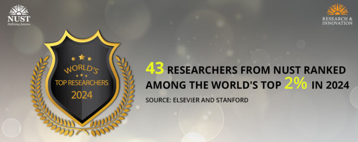 43 NUST researchers ranked among world’s top 2% scientists