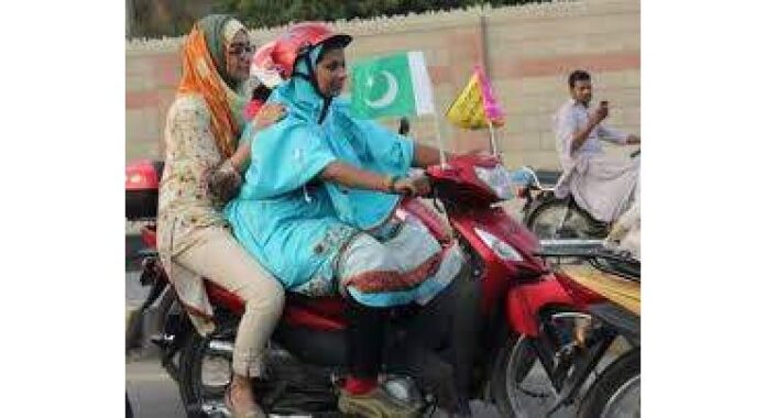 Women of twin cities turning towards scooties as mode of transport