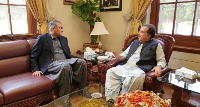 Mohsin Naqvi meets Governor Balochistan