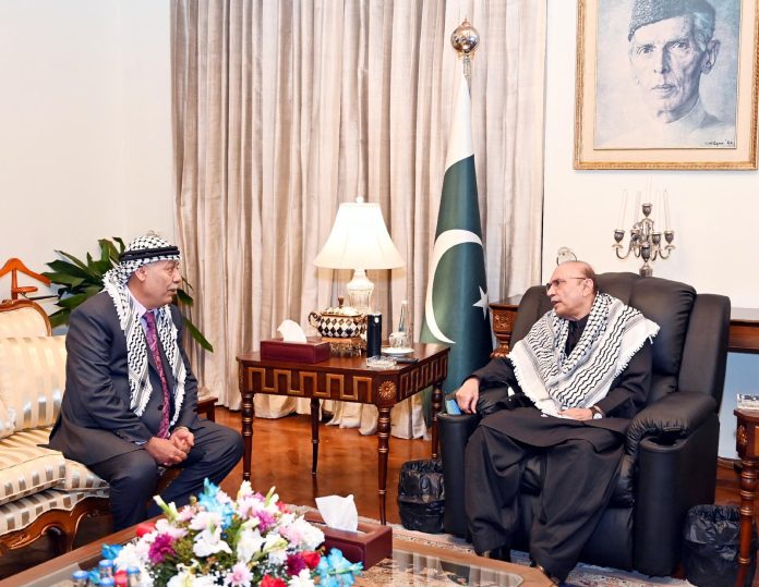 Pakistan to continue moral, diplomatic support to Palestine: President