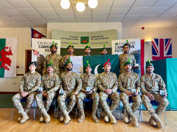 Pakistan Army’s Team participates in Exercise Cambrian Patrol 2024