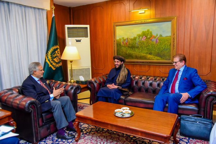 Afghan envoy calls on Deputy PM Ishaq Dar