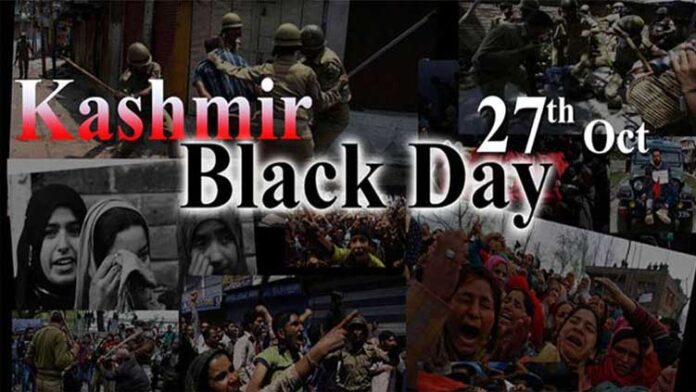 Kashmiris worldwide observing Black Day today against Indian occupation