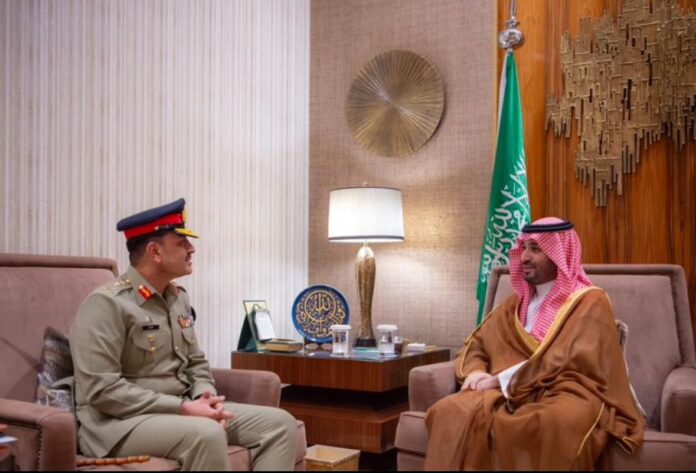 COAS meets Saudi Crown Prince Mohammed bin Salman