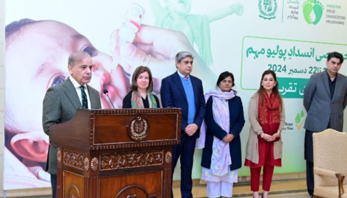 PM launches anti-polio campaign, commits to eradicate virus forever