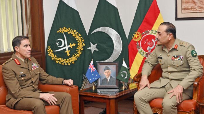 Australian Army Chief calls on COAS Gen Syed Asim Munir