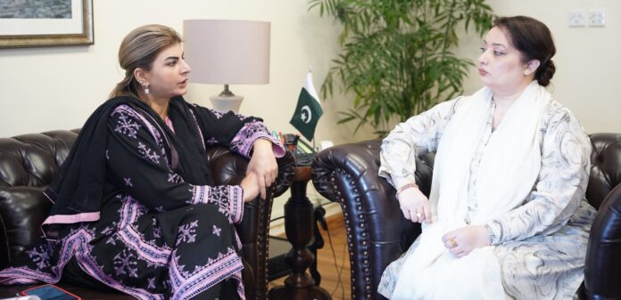 Senator Samina Zehri, PM’s aide Romina Khurshid agree to promote climate justice agenda