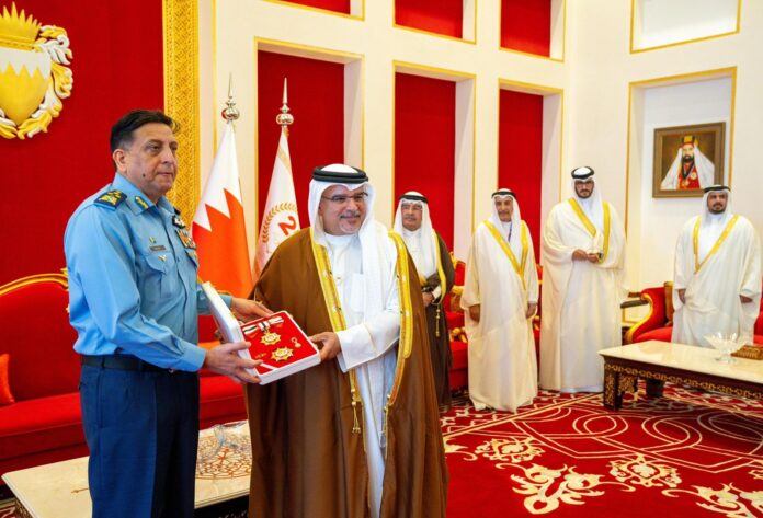 Bahrain awards ‘Medal-First Class’ to Air Chief Marshal Zaheer for enhanced military cooperation