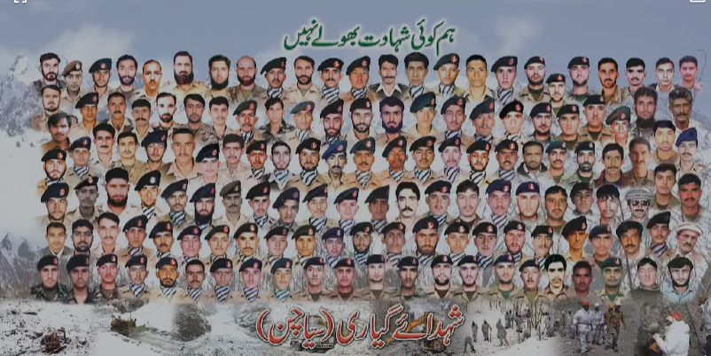 Nation salutes martyrs of Gayari Sector Tragedy on 12th anniversary