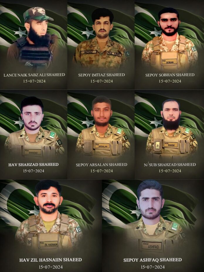 Eight soldiers embraced martyrdom, ten terrorists killed in Bannu Cantonment attack