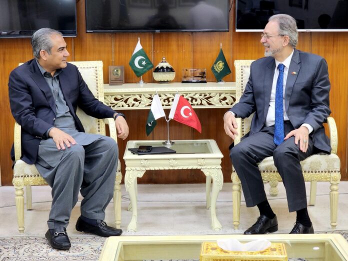 Mohsin Naqvi meets Turkish ambassador Dr. Mehmet Paçaci