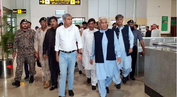 Ministers for Interior, Aviation visit Sialkot Airport