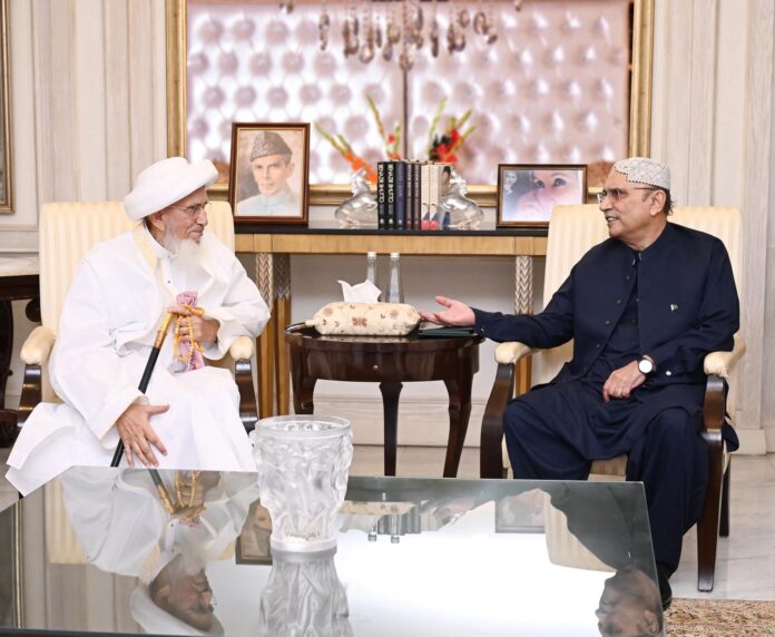 Syedna Mufaddal Saifuddin calls on President Asif Zardari