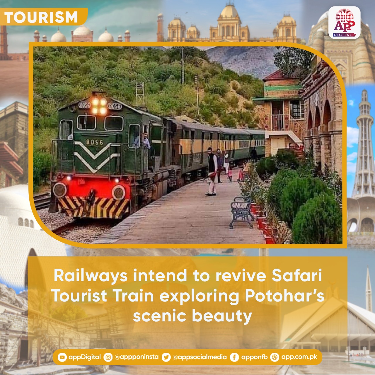 Railways intend to revive Safari Tourist Train exploring Potohar’s scenic beauty 