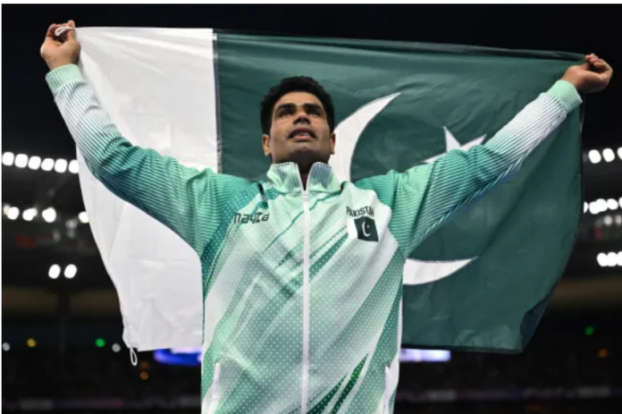 Star Javelin thrower Arshad Nadeem wears Olympic crown, brings laurel to Pakistan