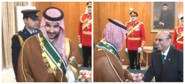 President confers Nishan-i-Pakistan award on Saudi Defence Minister