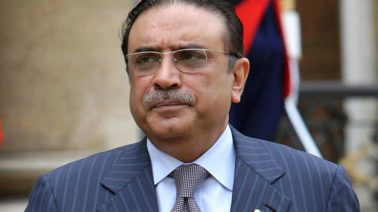 President Zardari arrives in Quetta