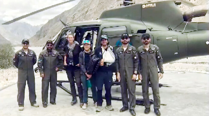 Pak army rescues foreign climbers from K2