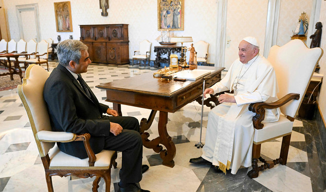 Interior Minister meets Pope Francis in Vatican City