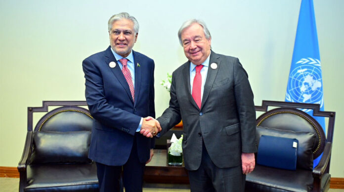 DPM Dar urges UN chief’s role for just resolution of Kashmir dispute