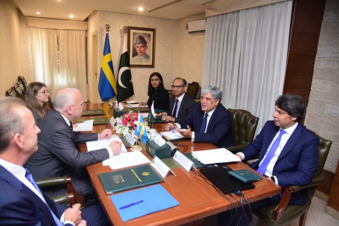 Pakistan, Sweden agree to further strengthen bilateral cooperation for broad-based relationship